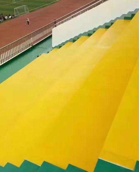 南海球场台阶翻新修补改造